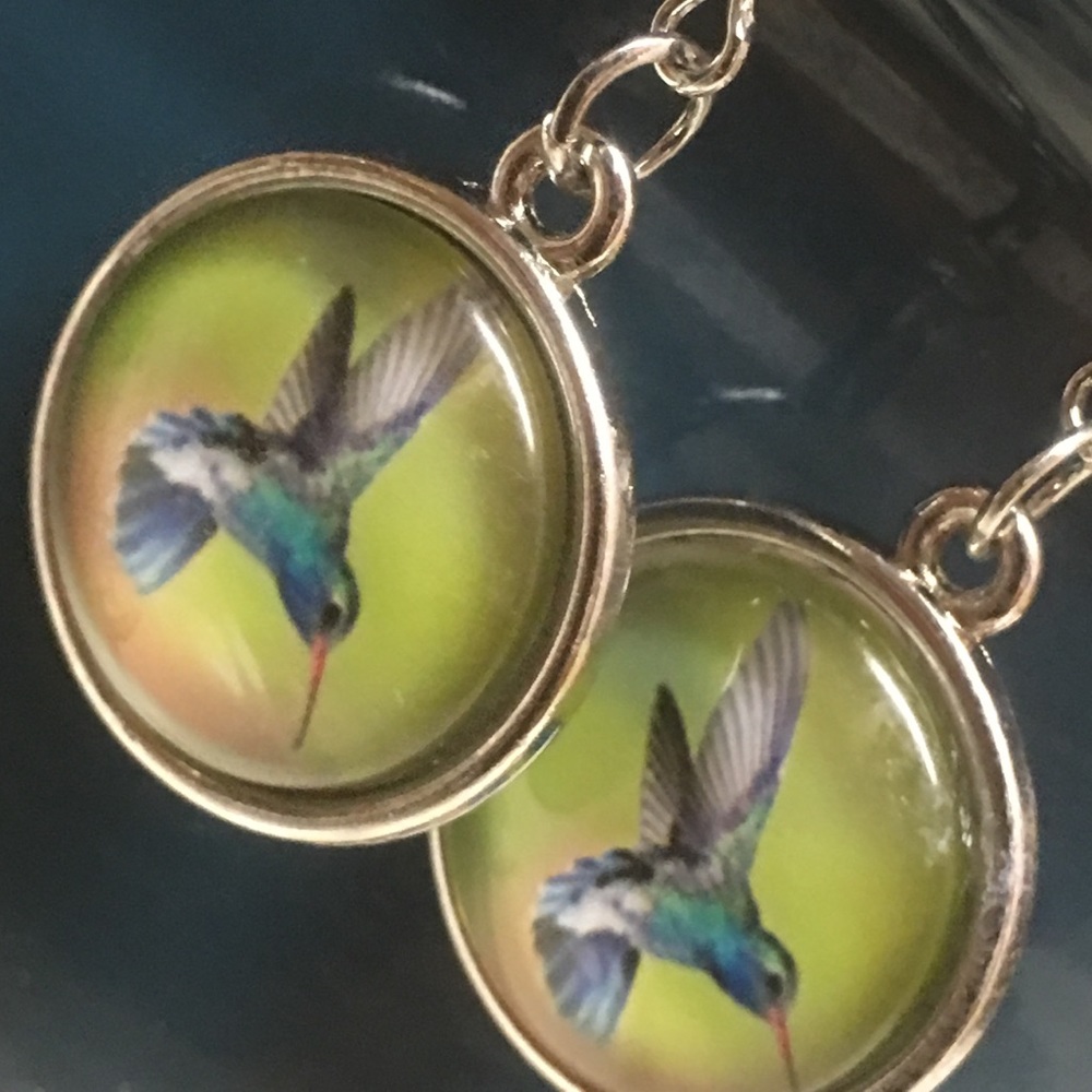 Hummingbird earrings